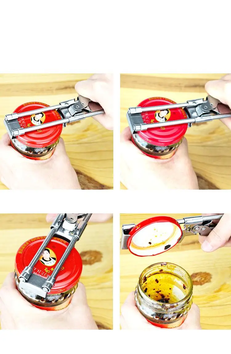 Adjustable Can Opener Stainless Steel Manual Can Opener Whirl The
