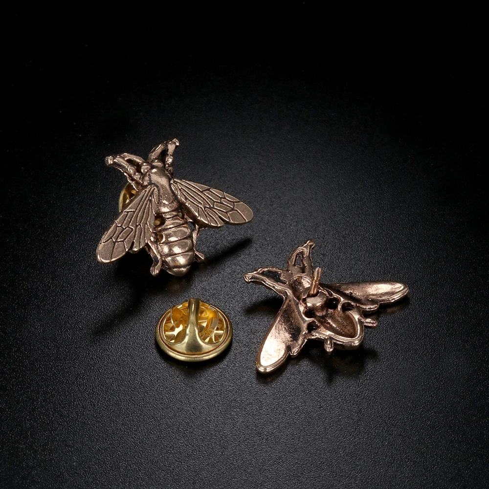 

1/2PCs Bee Pins Brooch For Women Accessories Gifts For Baby Lovely Scarf Pin Vintage Karl Jewelry Lapel Pin Baby Hat Enamel Pins