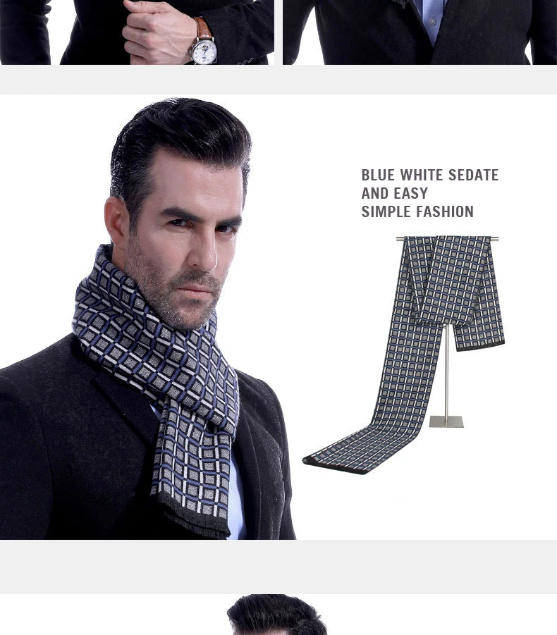 YOUHAN мужской модный шарф роскошный дизайнерский классический деловой клетчатый Кашемировый Шарф мягкая кисточка воротник шаль накидка Прямая