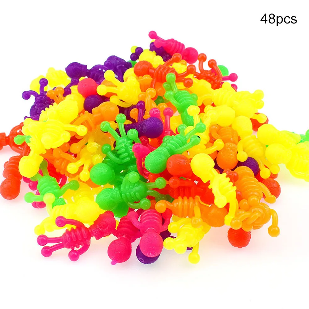 

48pcs TPR Little Skeleton Zombie Model Doll Toy Halloween Decoration Toy