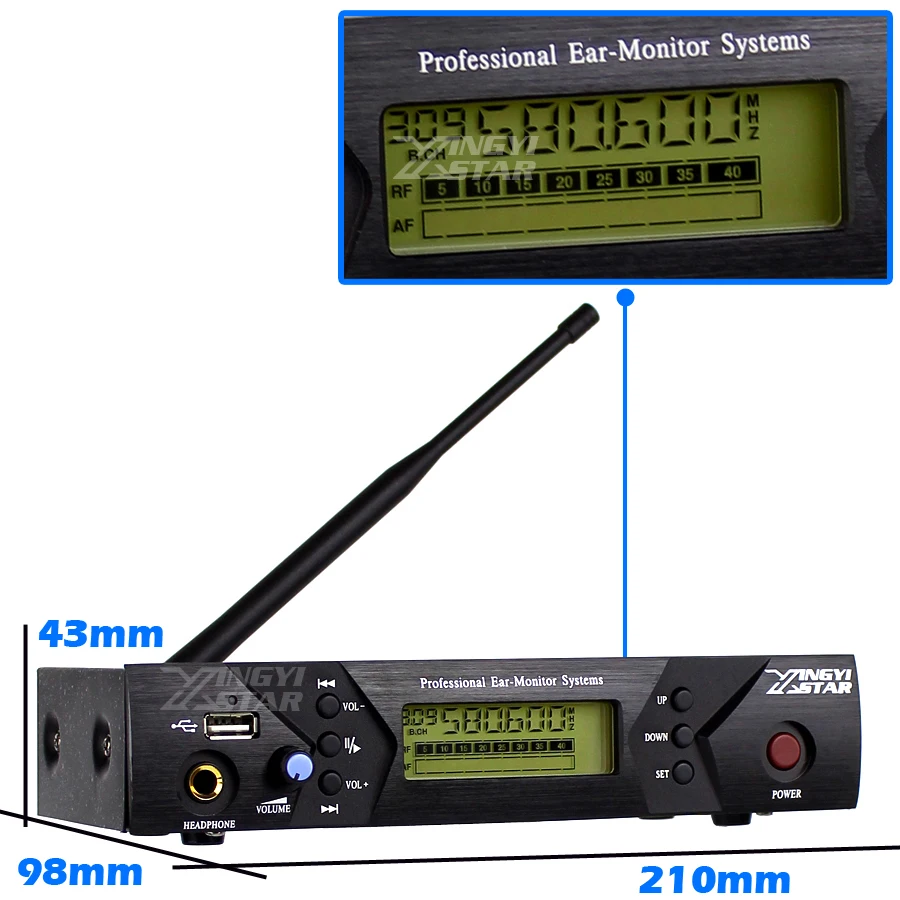 Professional Monitoring Wireless In Ear Headphone