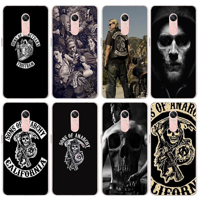 

For Xiaomi Mi Redmi Note 3 3S 4 4X 4A 5 5S 5A 6 6X 6A 8 A1 Pro Plus Max 2 Shell Bags Soft Silicon Phone Cases Son Of Anarchy