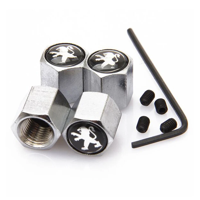 

4pcs Car Styling Auto Emblem Cap Case For Peugeot 206 207 307 3008 2008 308 408 508 301 208 Car-Styling Badge Accessories
