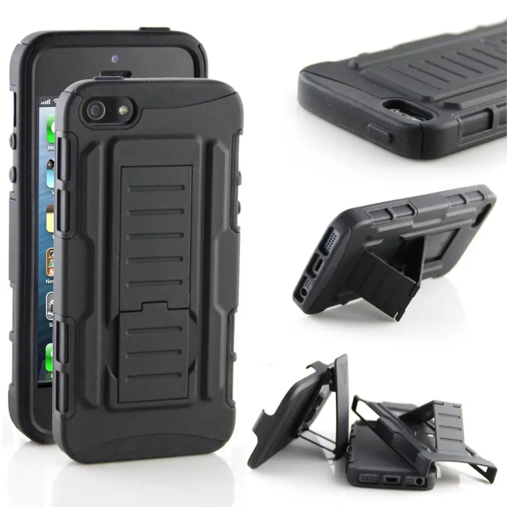 For iphone 5s Dual Layer Hybrid Armor Phone Case Full Body Protective