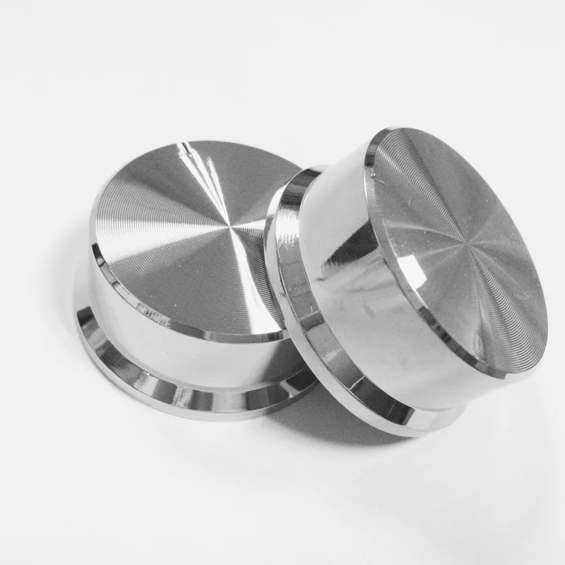 

45*17 lamp cup transparent lamp cup plating knob potentiometer knob Sound pervious to light glass knob knob,free shipping