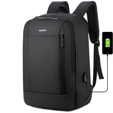 Fashion large male travel bag school bag man business laptop backpack  casual usb charging computer backpacks style bags 177