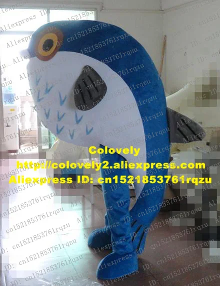 Fair Blue Goldfish Gold Fish Tropical Colorful Aquarium Mascot Costume Cartoon Character Mascotte White Stomach ZZ250 | Тематическая