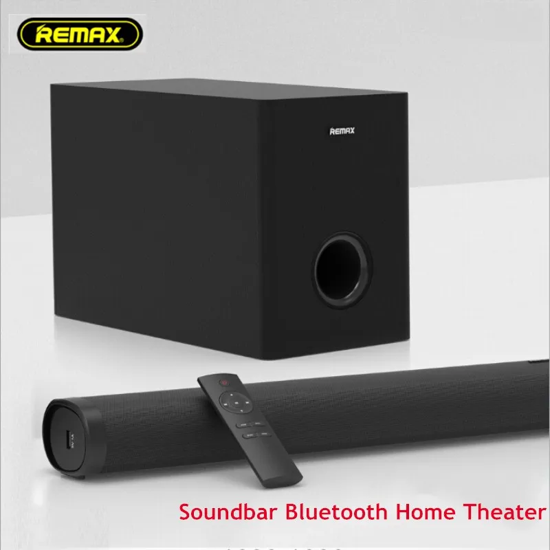 

REMAX TV Soundbar Bluetooth Home Theater Audio Echo Wall Subwoofer Wireless Speaker Loudspeaker Support Optical AUX USB