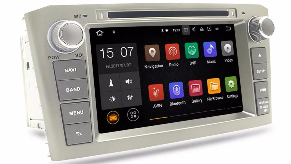 Top FOR TOYOTA AVENSIS 2005-2007 Android 7.1 Car DVD player gps audio multimedia auto stereo support DVR WIFI DSP DAB OBD 0 Top FOR TOYOTA AVENSIS 2005-2007 Android 7.1 Car DVD player gps audio multimedia auto stereo support DVR WIFI DSP DAB OBD 0
