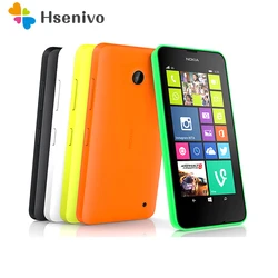 Разблокированный Мобильный телефон Nokia Lumia 630 с одной или двумя Sim-картами, смартфон с Windows 8,1, Snapdragon 400, четырехъядерный процессор, экран 4,5 дюй...