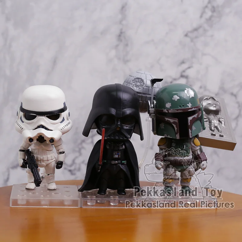 

Nendoroid Star Wars Boba Fett 706 / Stormtrooper 501 / Darth Vader 502 PVC Action Figure Collectible Model Toy