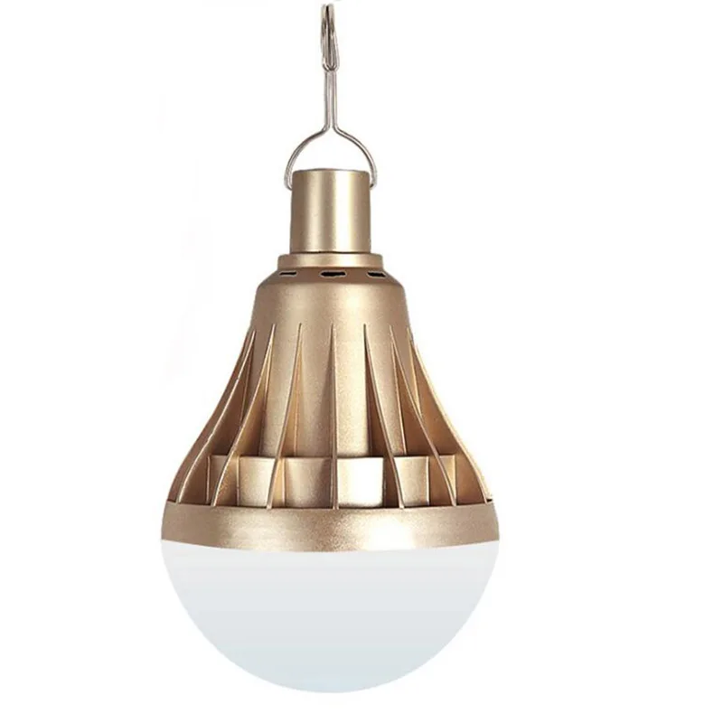 BEYLSION USB Rechargeable LED Bulb Portable Lighting 12W 20W 30W 50W 80W Dimmable LED Gold LED Lamp Outdoor Emergency Lighting04