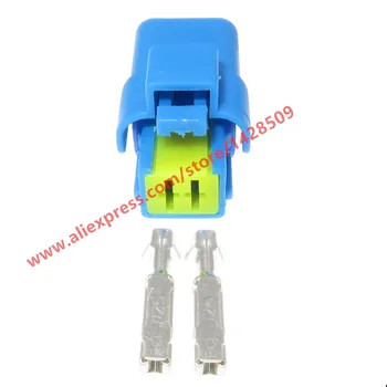 

5 Sets 2 Pin Cable Automotive Connector Female Waterproof Sealed Plug For Peugeot Citroen