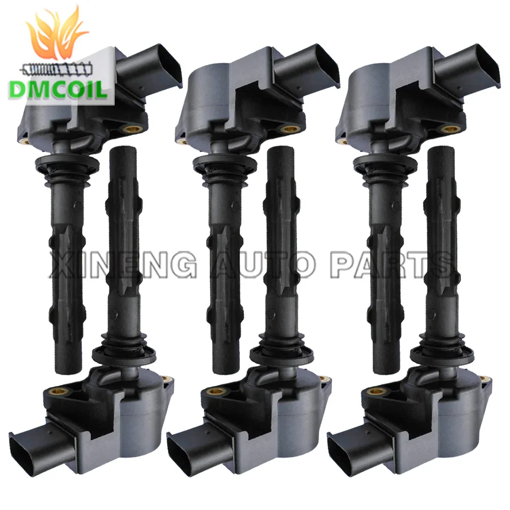 

6 PCS IGNITION COIL FOR MERCEDES-BENZ C/E-CLASS CLC CLK SLK W203 W204 W211 W221 W212 V205 2.5L 3.5L 2729060060 0002729060060