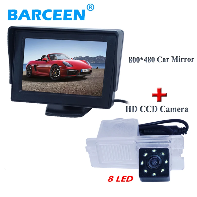 По акции Автомобильная камера заднего вида с 8 светодиодами угол объектива 170