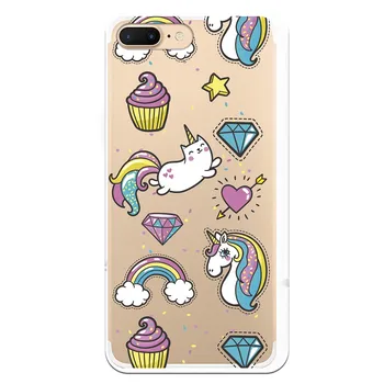 

Unicorn Cupcake WP004 costume drawing stand case for Apple IPhone 7 Plus/8 Plus