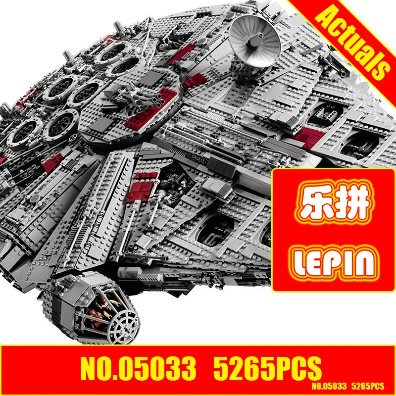 

Lepin 05033 star wars 5265Pcs Ultimate Collector's Millennium Falcon Model Building Blocks compatible 10179