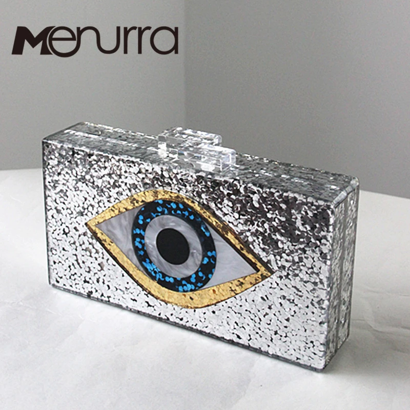 

Limited TOP Quality Bling Eye Acrylic Luxury handbag Shoulder Evening Bag Designer New Clutch Phone Cosmetics Party Bags Purse