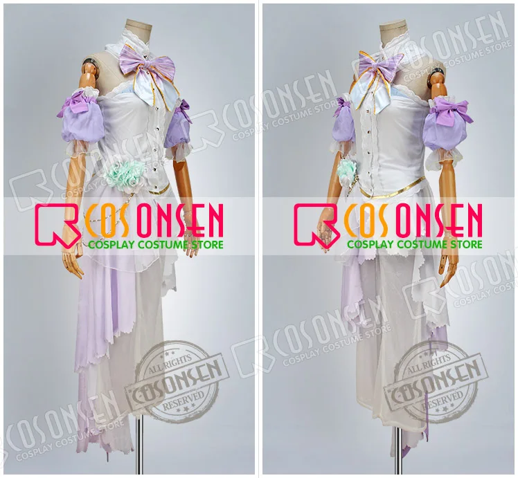 COSPLAYONSEN Love Live! Белый день Святого Валентина Пробуждение платье Nozomi Tojo Косплей Костюм Любой размер на заказ