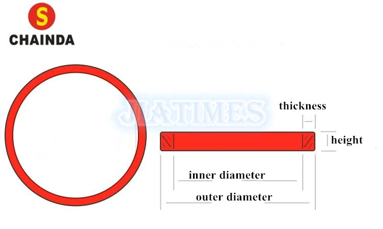 1 комплект, хорошее качество, 0,5/0,6 мм, толстое красное кольцо I для задней крышки часов