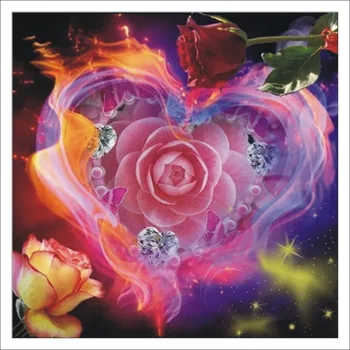 

5D DIY Diamond Painting Love Rose Full Diamond Diamond Painting Set Home Decoration Gift T368