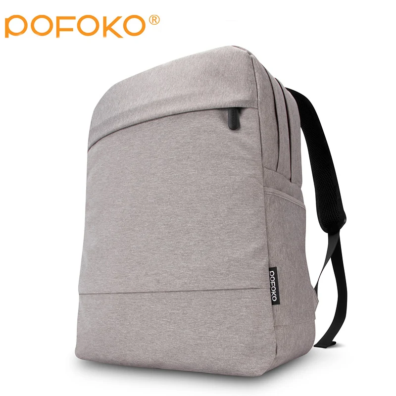 

POFOKO Men and Women Laptop Backpack 15.6 15 Inch Rucksack SchooL Bag Travel waterproof Backpack Male Notebook Computer Bag
