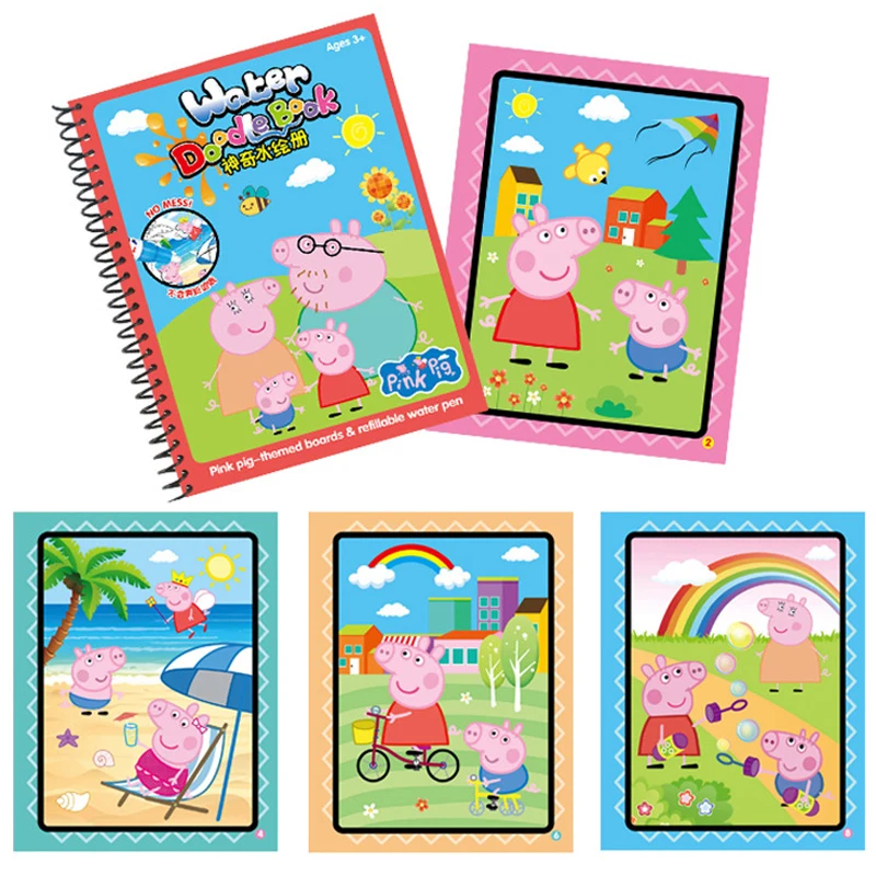 

Draw Toy Magic Water Drawing Book Reusable Coloring Board for Baby