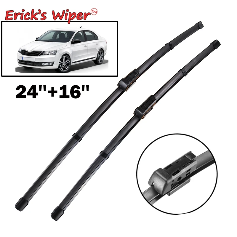 Erick's Wiper LHD передние щетки для Skoda Rapid 2012 2013 лобовое стекло ветрового стекла Переднее окно 2"+ 16"