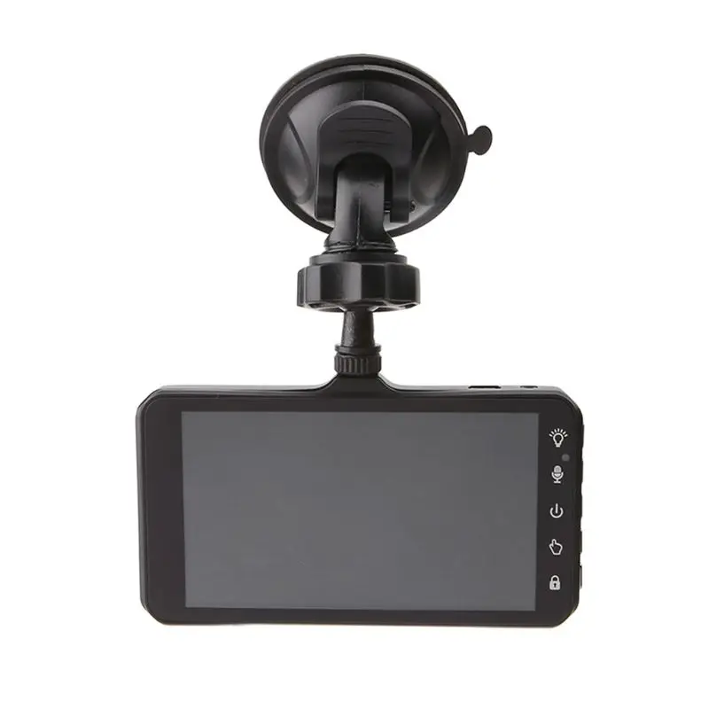 

2019 New 1 Set Dual Lens Car DVR Vehicle Camera Full HD 1080P 4 inch Touch IPS Screen With G-Sensor Dash Cam Driving Recorder