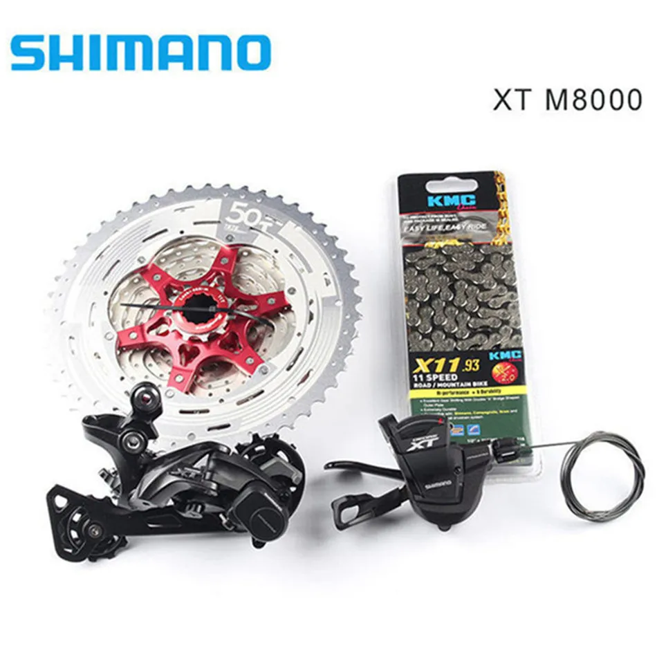 Shimano XT M8000 4 pcsBike велосипед Mtb 11 Скорость комплект список групп RD переключения с SunRace