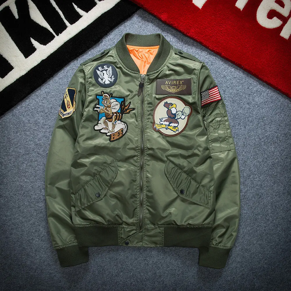 Spring and autumn for air force embroidery badge baseball uniform