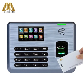 

Biometric Fingerprint Time Attendance TX628 Employee Attendance With ADMS Function And 125KHZ RFID Card Reader