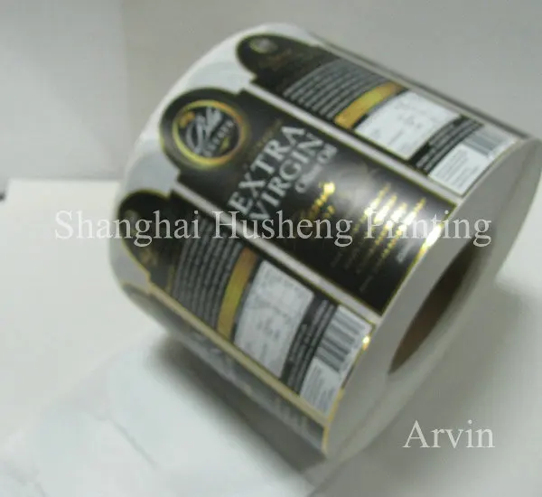 

customized self adhesive ROLL label sticker for labeling machine