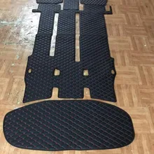 Полный комплект автомобильных ковриков+ коврик в багажник для правого привода Toyota Noah/Voxy/Esquire 8 7 мест-2000 водонепроницаемые Автомобильные Ковры