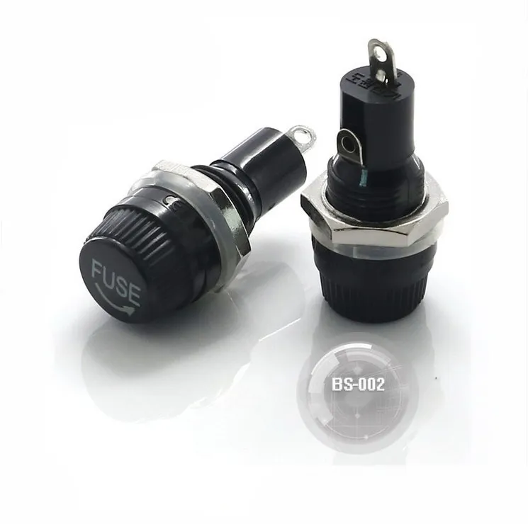 

10 Pcs AC 250V 15A Electrical Panel Mounted 5x20mm Fuse Holder For Radio Auto Stereo L15