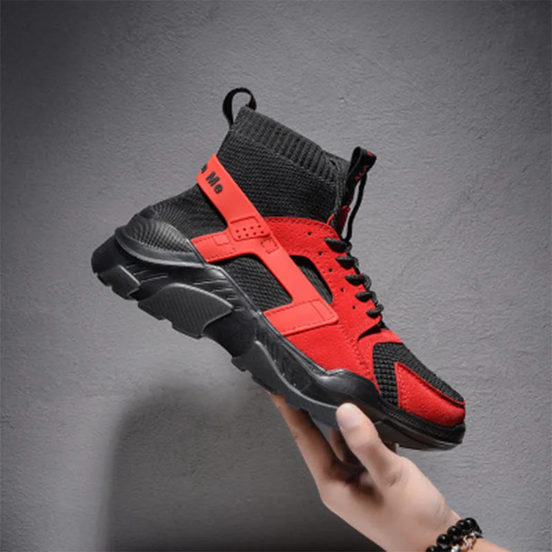 Men's shoes Summer 2019 new mesh men's shoes Men's breathable mesh leisure shoes Thick sole heightened men's shoes