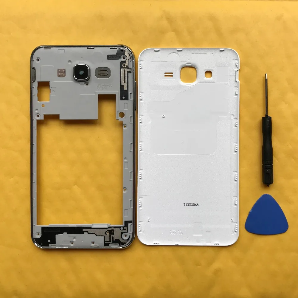 Оригинальный корпус задняя крышка для Samsung Galaxy J7 2015 J700 J700T мобильный телефон