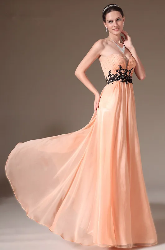 Free-Shipping-New-Strapless-Sweetheart-Neckline-Black-Applique-Evening-Gowns-Pageant-Dress (1)