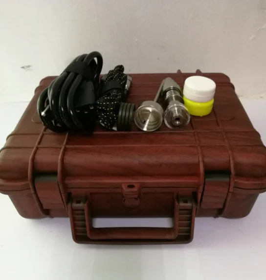 

ENAIL DNAIL heating aluminum plate Electric e nail temperature control box with heating rod for rosin press plate bong
