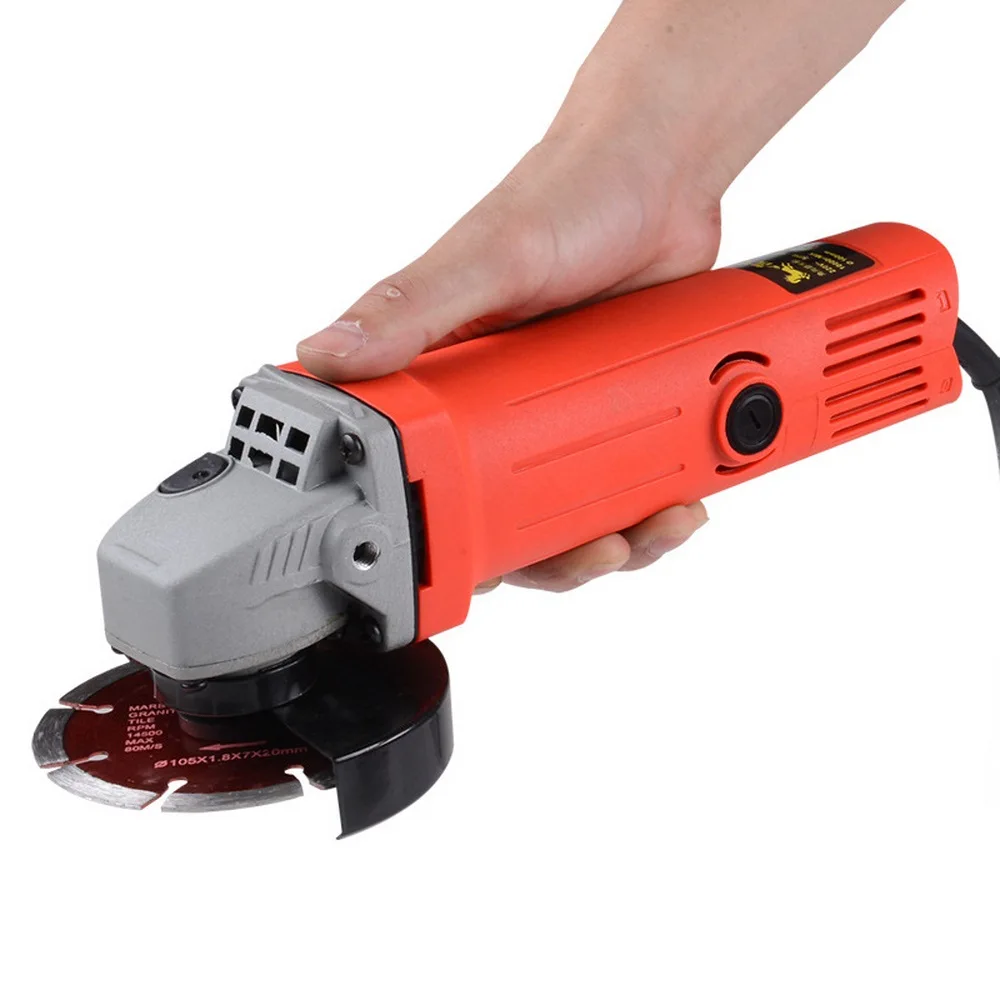 

800W Angle Grinder Single-speed 13000 RPM DIY Electric Cordless Woodworking Power Tools Cutting Grinding Machine Polisher