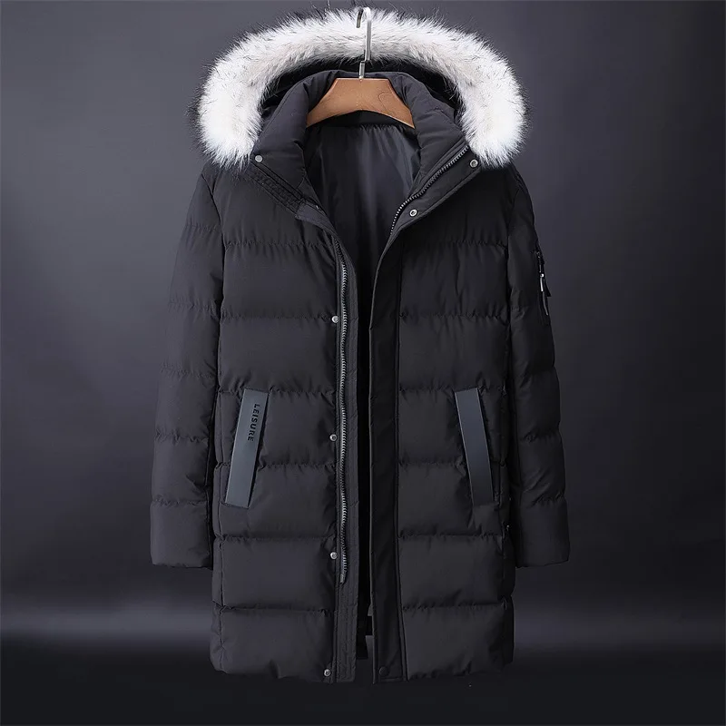 Плюс Размеры 4XL 5XL 6XL 7XL 8XL 9XL мужские На зимнем меху воротник парки 145