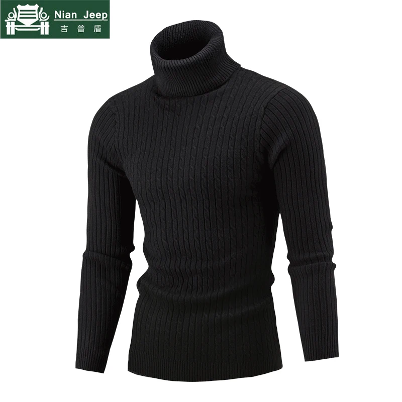

NEW 2018 Winter Mens Casual Sweater and Pullovers Comfortable Keep Warm men's sweaters & Knitted Turtleneck Sweaters M-XXL