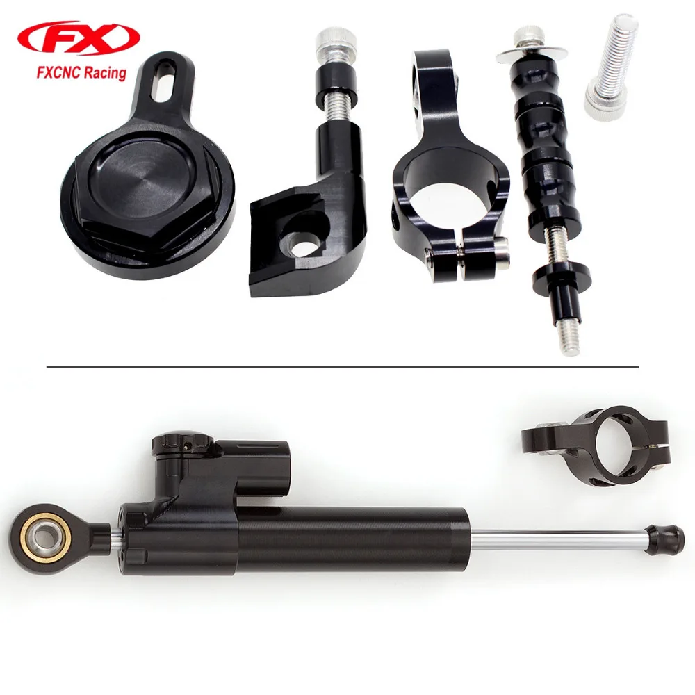 

Aluminum Motorcycle CNC Stabilizer Damper Complete Steering Mounting Bracket Holder Set Motorbike For Yamaha YZF R1 1998 - 2001