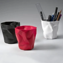 MEIKENG 1PS Hot Selling High Quality Fashion Simple Pen Pot Pencil Cup Pencil Vase Pen Stand Office Household Can Be Use 3Colors