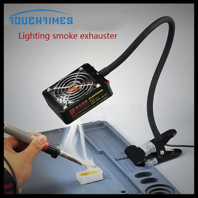 Soldering Iron Smoke Exhauster Solder Smoke Remover Fume Extractor BGA