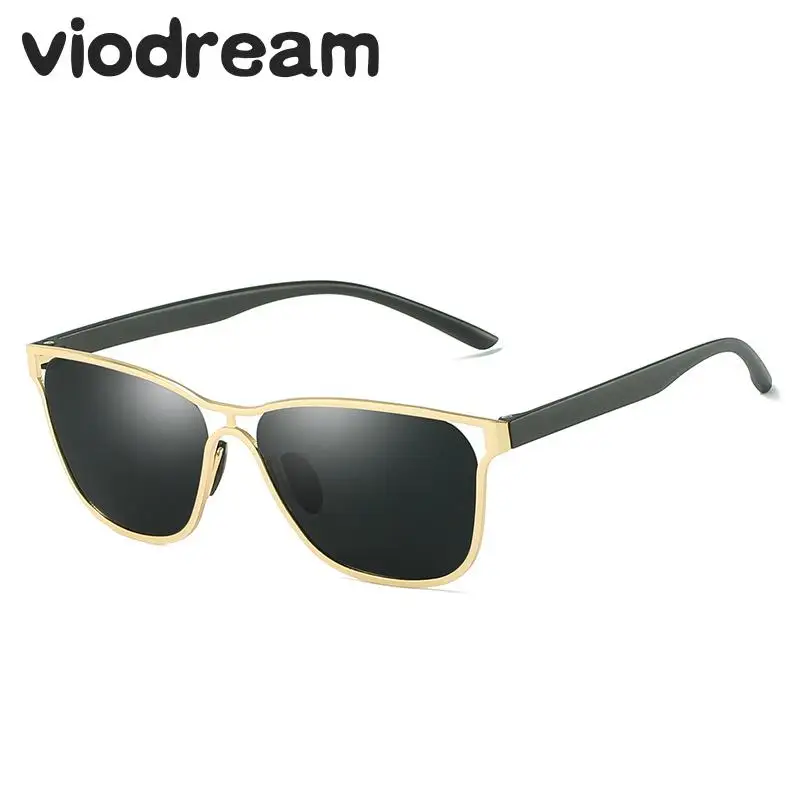 Viodream Vintage Sunglasses Pilot Polarized Sunglasses Polarizing Men Sun Glasses Retro Men Sunglasses Oculos De Sol Polarizado