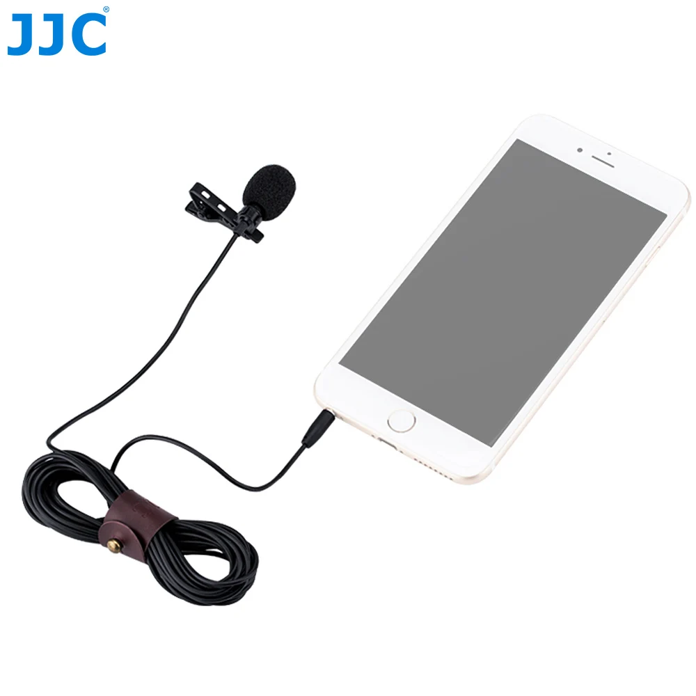 JJC Smartphone Microphone for iPhone 8/X/Plus/7/6/6s/ 5/ 5s/4sPad