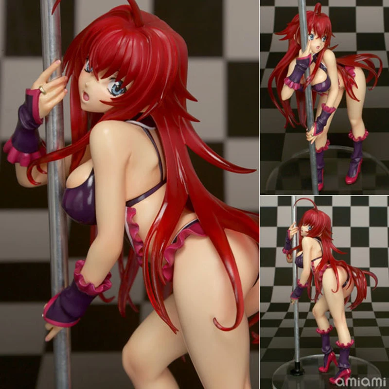 30 см высокая школа DXD пикантные Rias Gremory Pole Dance фигурки аниме ПВХ brinquedos Коллекция Модель игрушечные лошадки