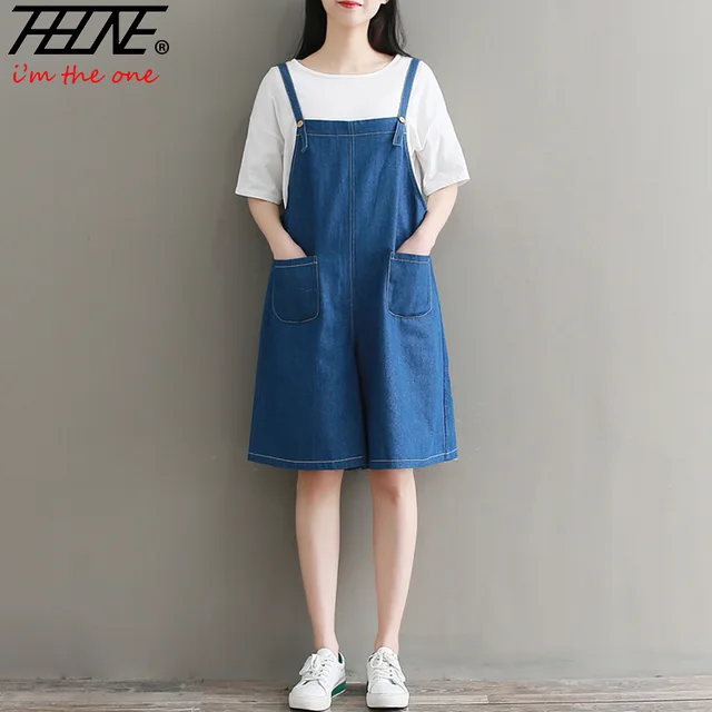 loose fitting women's overalls