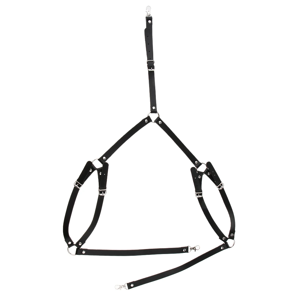 Suspenders for Men Leather  Elastic Shirt Y Back Mens Fashion Suspenders Pant Braces Women Shirt Decoration Unisex with 3 Hooks
